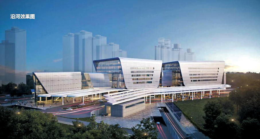 ●沙頭角口岸重建效果圖。 劉國勳Fb圖片