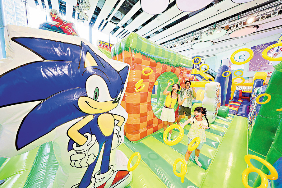 ●在「超音鼠飛躍樂園」，大家可暢玩四大極速挑戰賽。