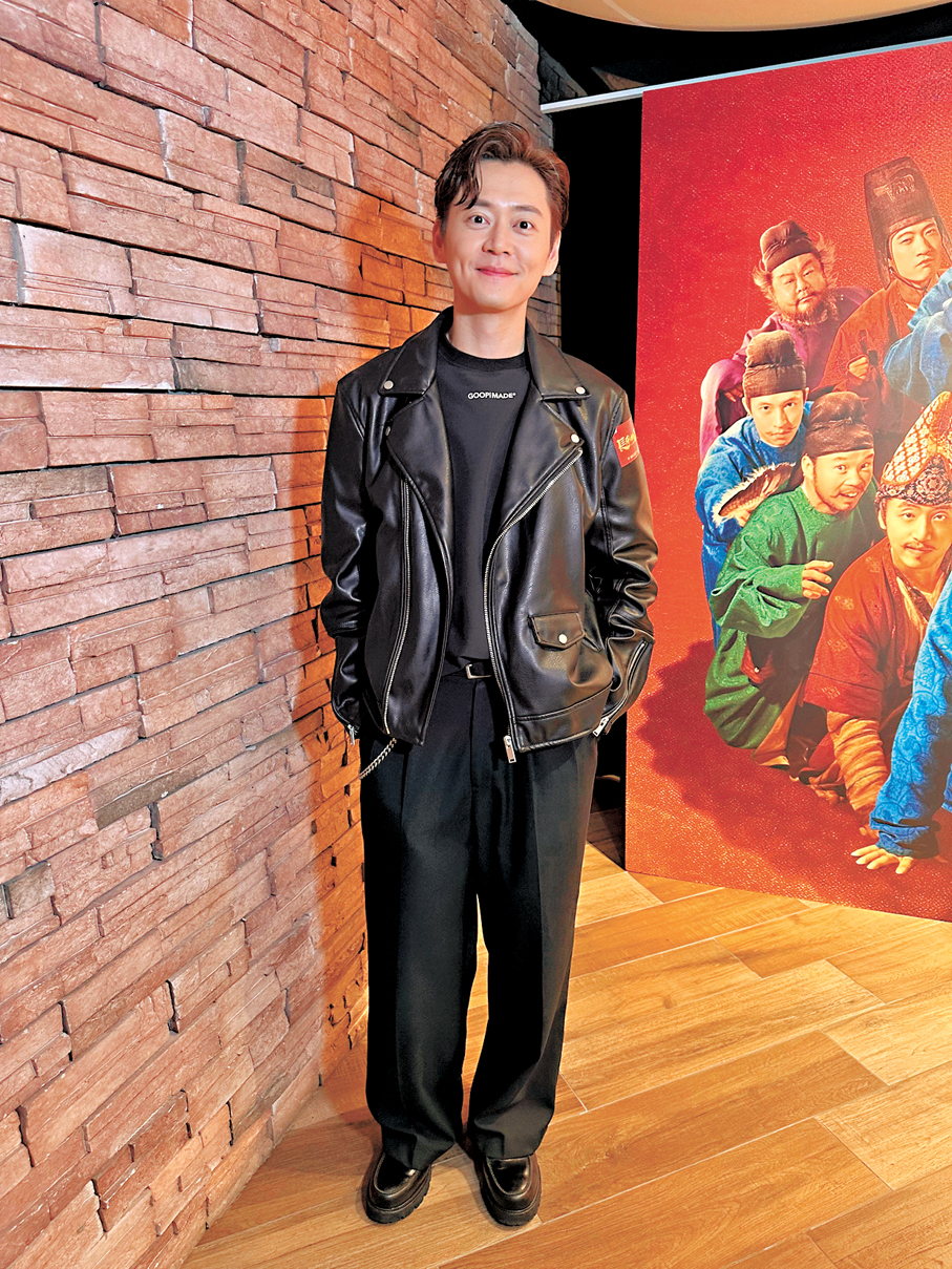 ●張振朗想向內地藝人大鵬偷師。 子棠 攝
