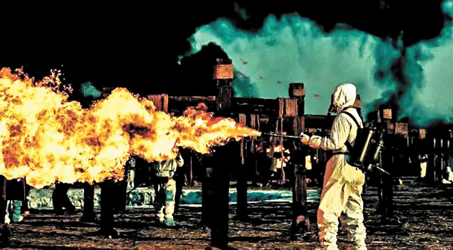 ●電影《731》以抗日戰爭為背景。