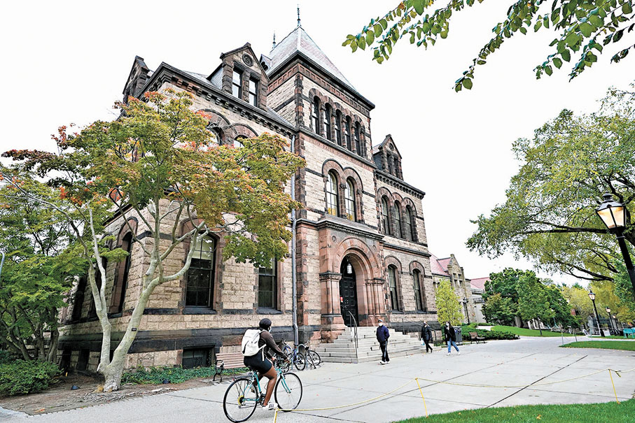 ●布朗大學面臨嚴峻財務壓力，近期已累計借貸8億美元。 資料圖片