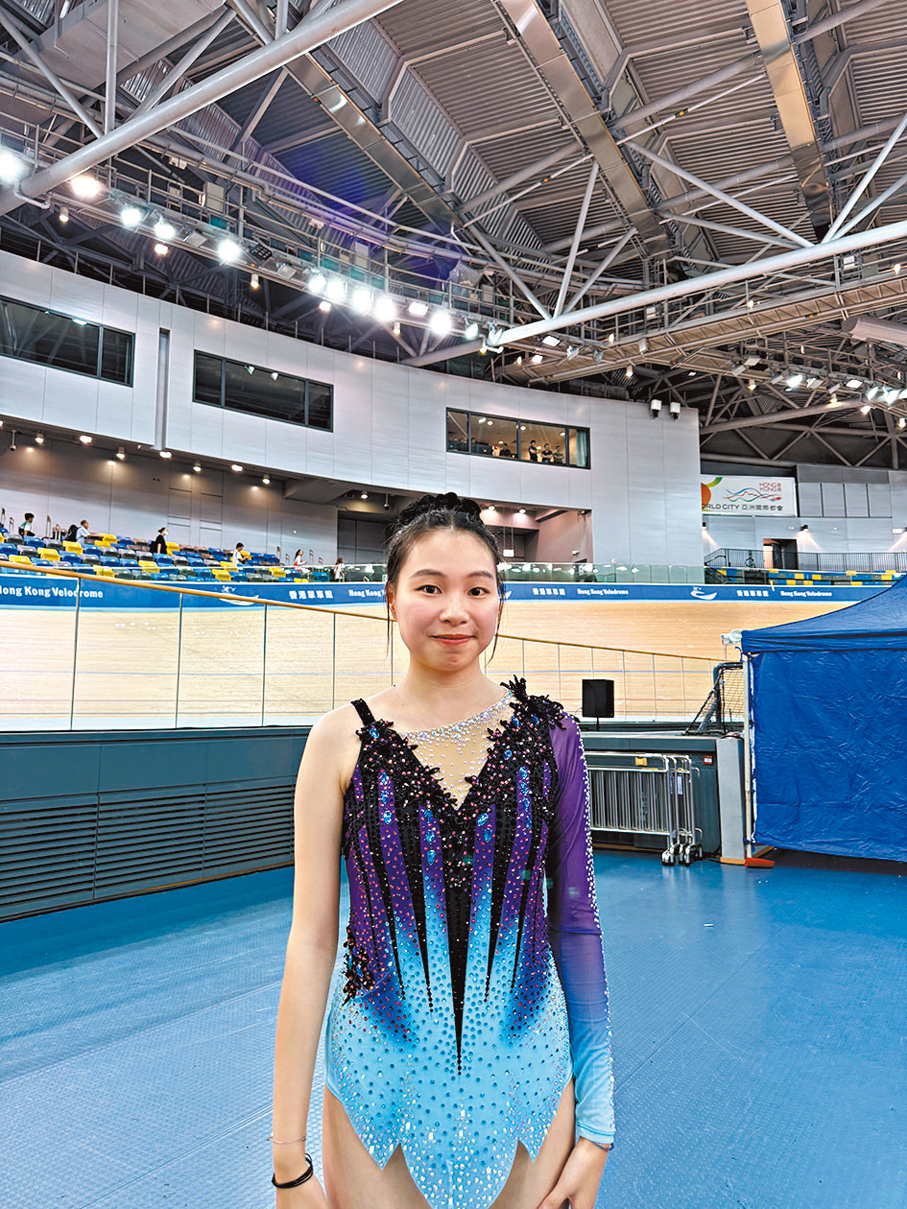 ●黎芯悅。香港文匯報記者唐文  攝