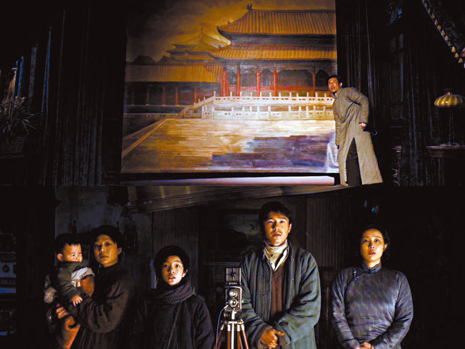 ●有網民被《南京照相館》最令人動容的片段「大好河山，寸土不讓！」所感動。