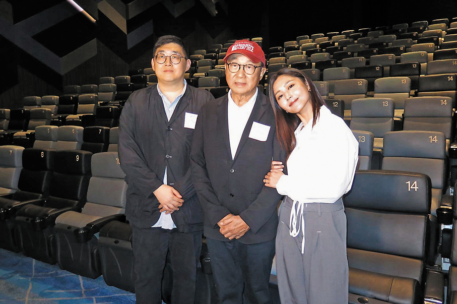 ●右起：衛詩雅、許冠文和陳茂賢有望再合作新戲。阿祖  攝