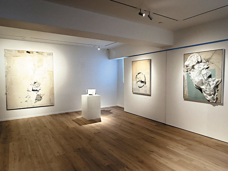 ●「林延：紙韻延綿」展覽現場。