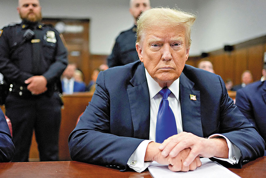 ●特朗普一直宣稱針對他的刑事調查是政治迫害。 資料圖片