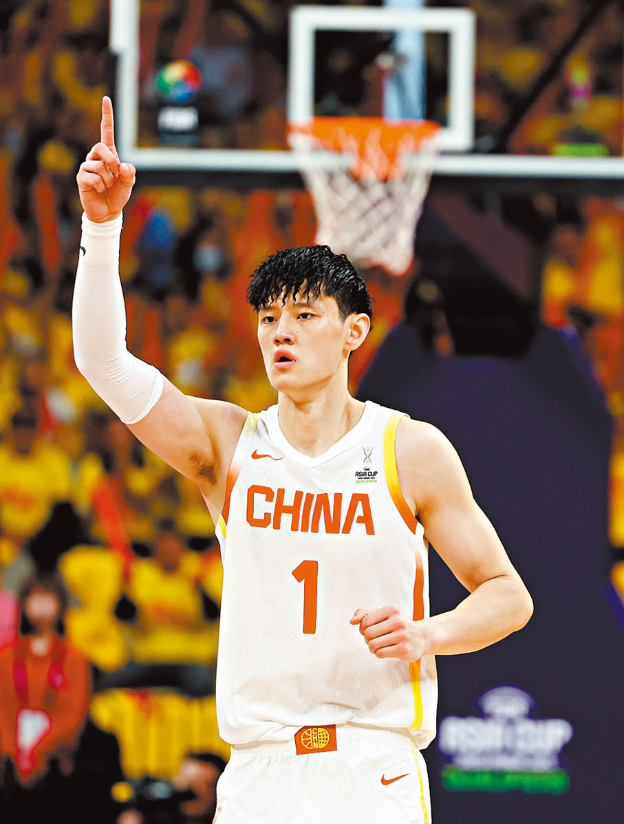 ●曾凡博再次獲得征戰NBA機會。 資料圖片