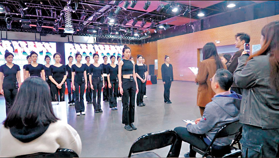 ●開幕式舞蹈團隊籌備工作。