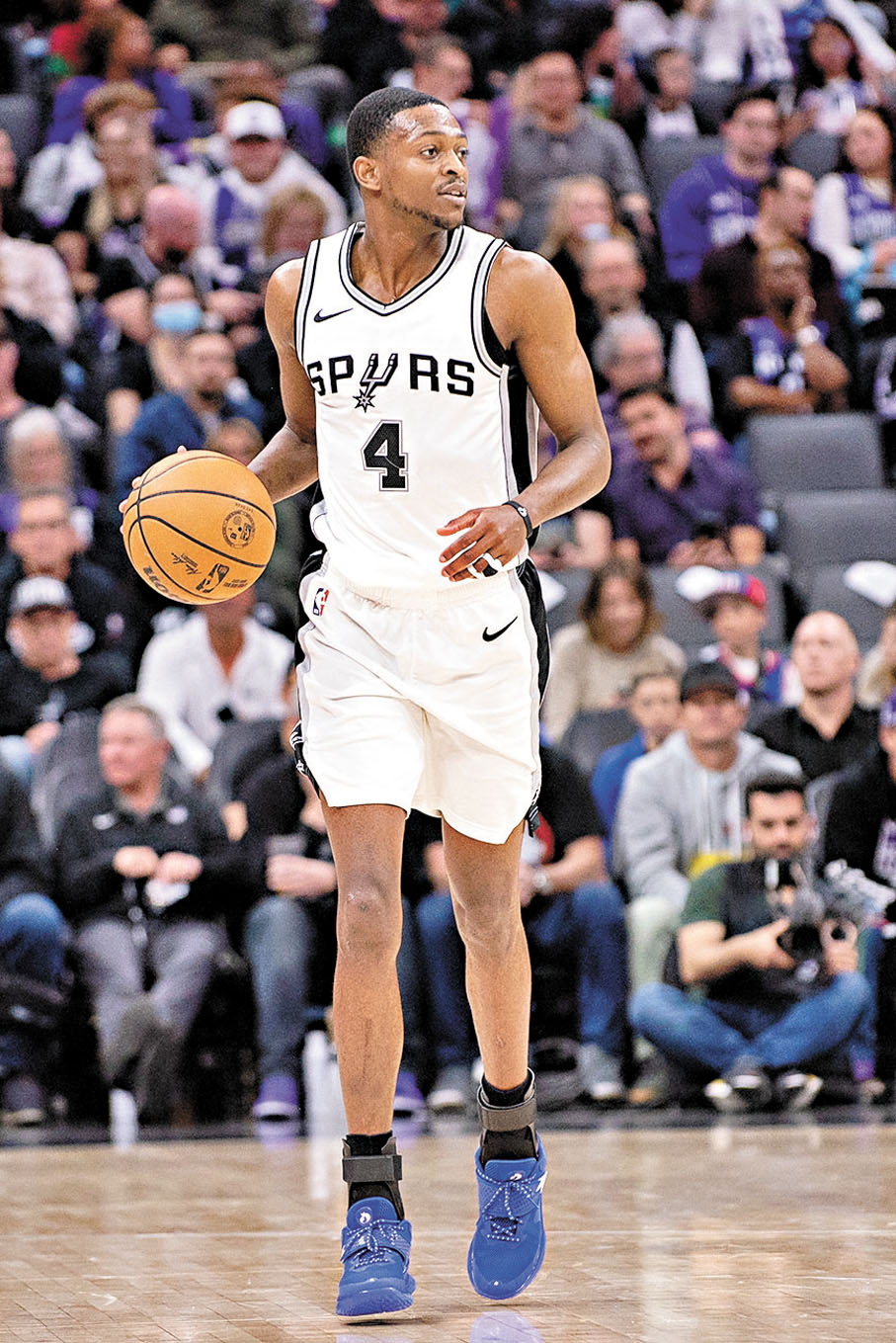 ●迪艾朗霍斯提前與馬刺續約，將效力至2030年賽季結束。資料圖片