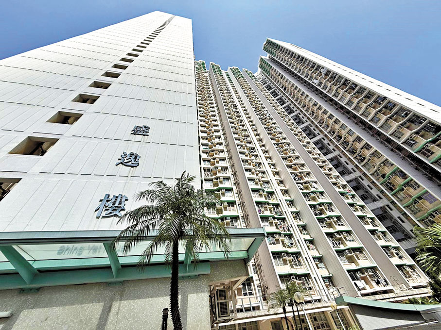 ●事發現場為葵涌葵盛東邨盛逸樓。香港文匯報記者梁美玲  攝