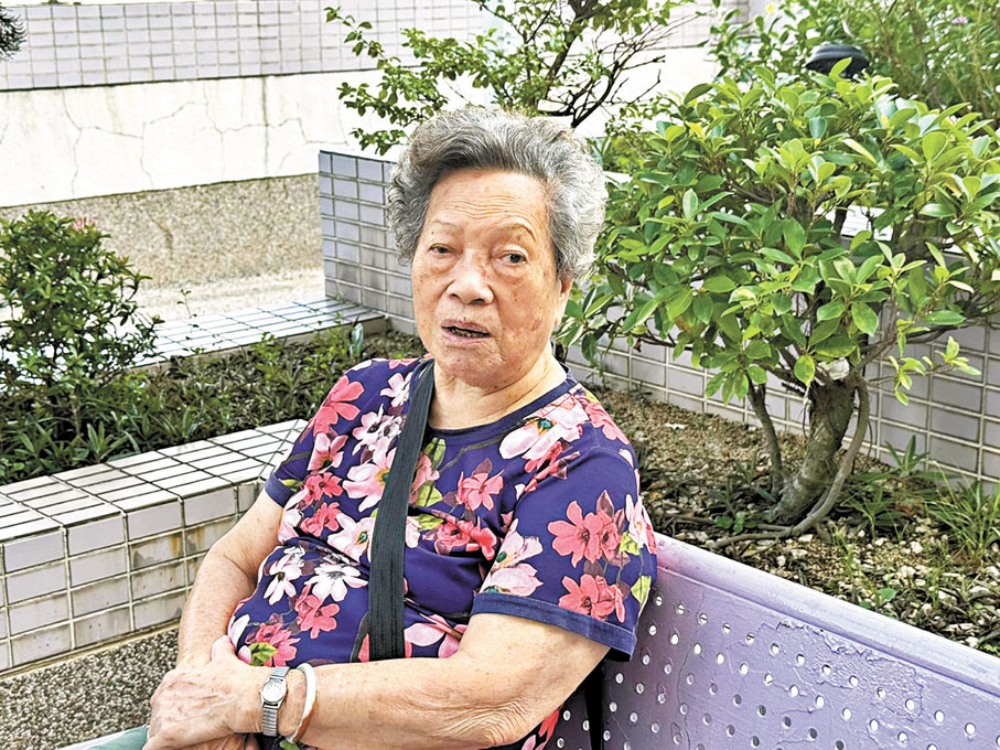 ●范婆婆指若暈倒「冇得好驚，會嗌就唔會死喇」。香港文匯報記者梁美玲  攝