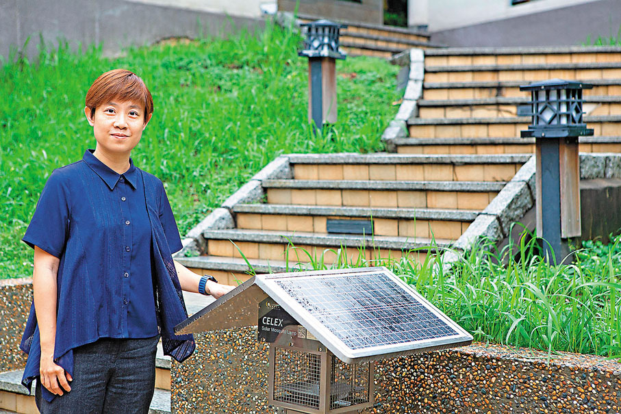 ●「GeoAI蚊患預警平台」由王沛欣領導研發。 嶺大圖片