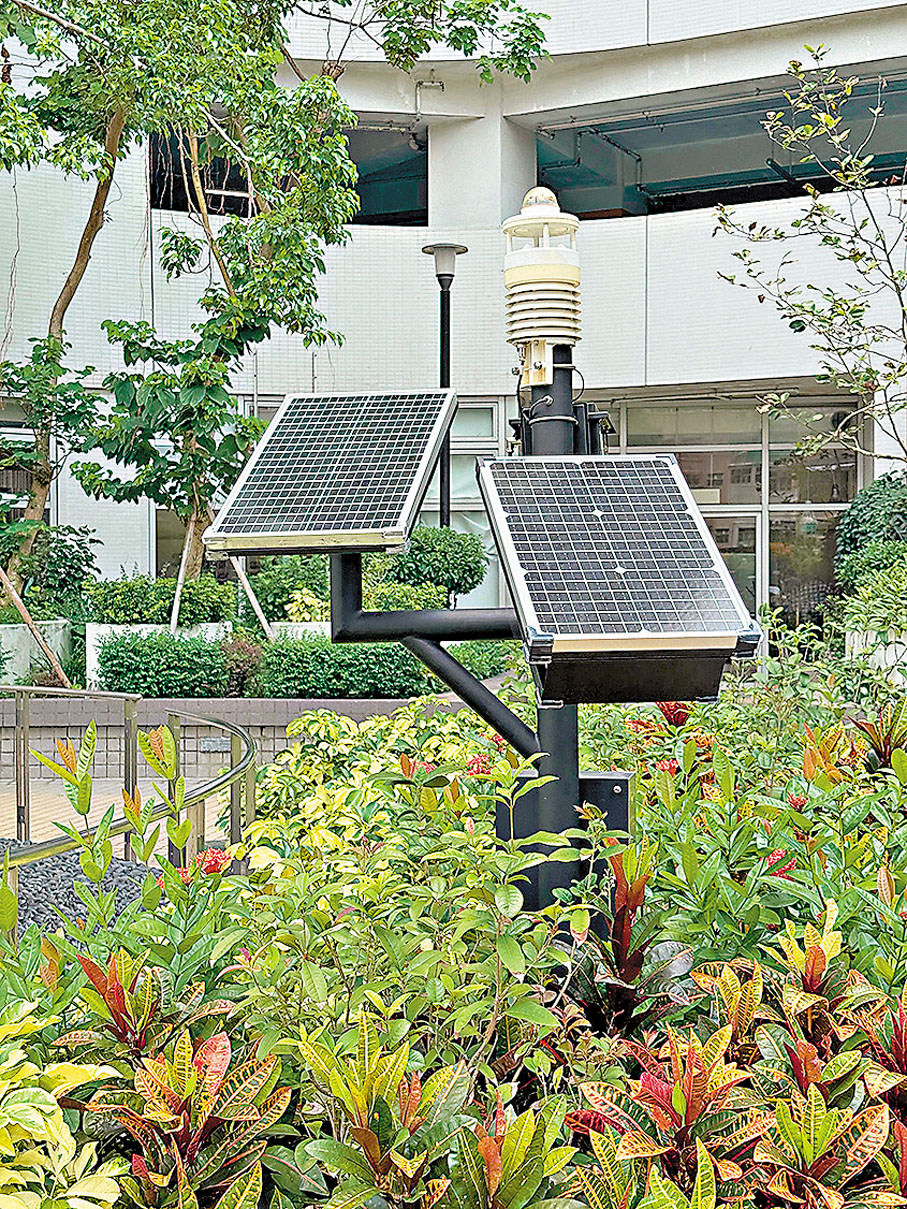 ●嶺大首創蚊患預報系統已應用於堅尼地城觀龍樓。 嶺大圖片