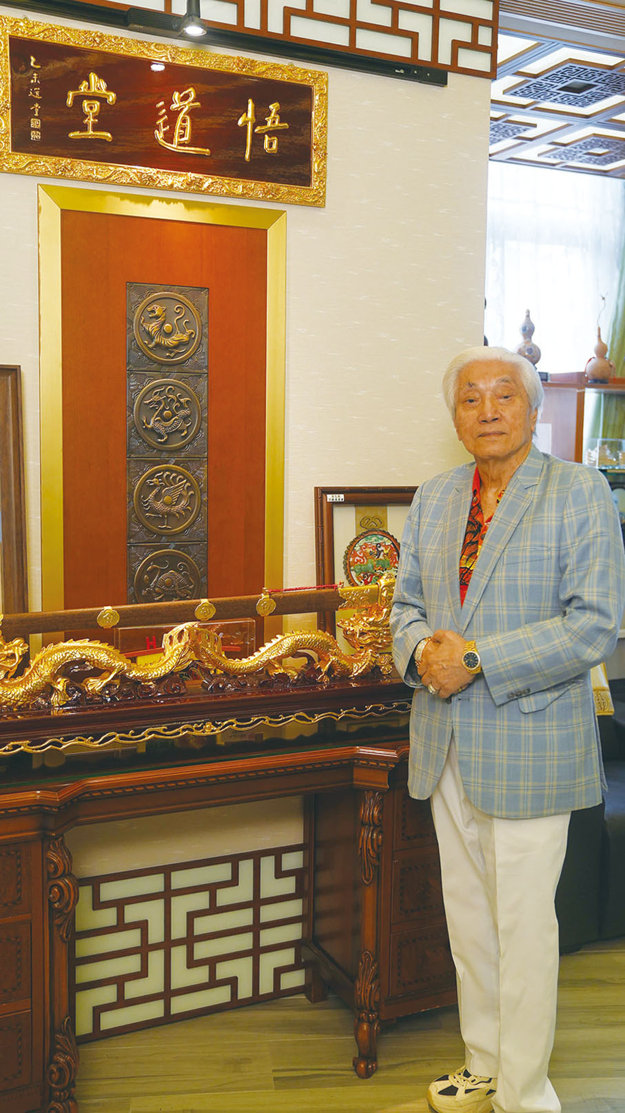 ●嗇色園黃大仙祠監院李耀輝（義覺）道長。