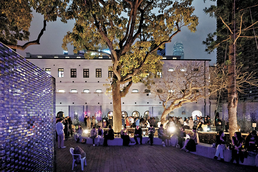 ●「藝術家之夜」邀請國際藝術界的重要人士與大灣區藝術從業者深入對話。戴毅龍  攝，大館供圖