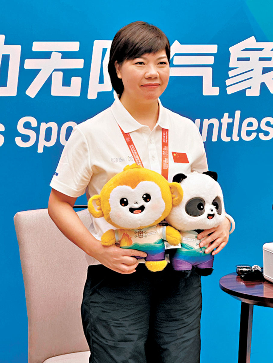 ●成都世運會開閉幕式副總導演黃沛凌　香港文匯報記者向芸 攝