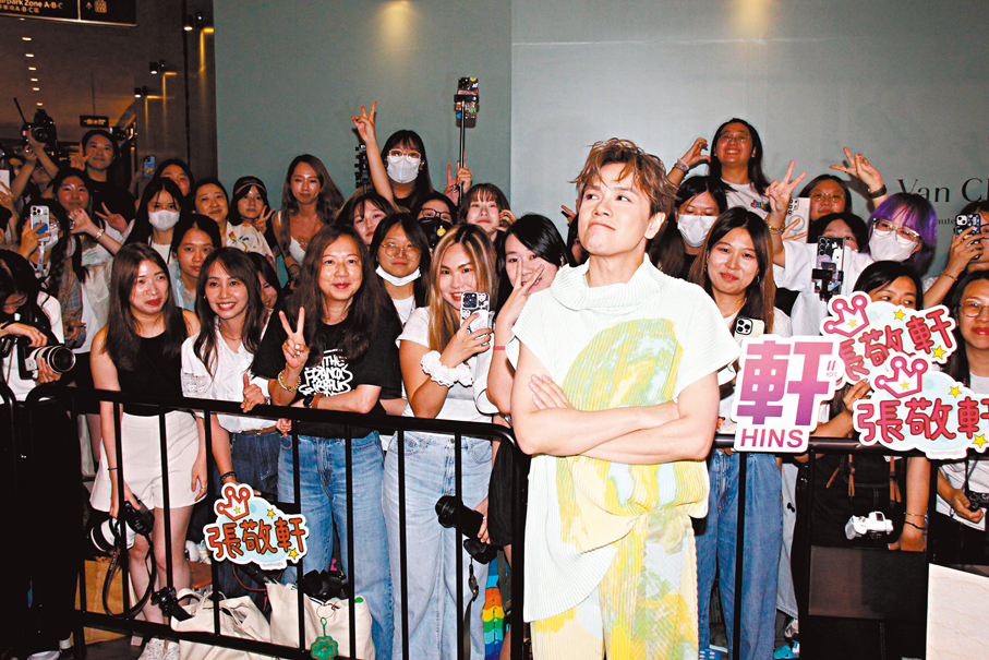 ●張敬軒近日被不聽話的歌迷氣到。  達里 攝