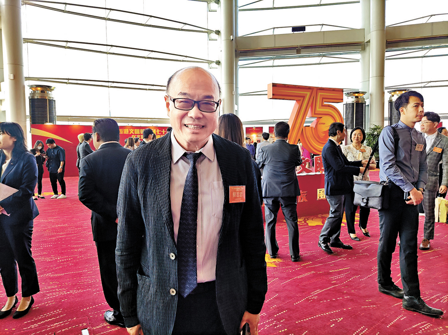 ●蔡志忠指現時的吸納量不足以全面支持商廈市道。