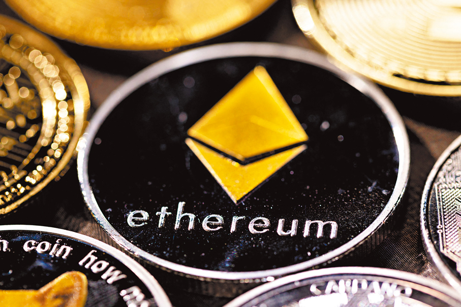 ●美國允許401(k)退休計劃投資加密貨幣，令以太坊近期升勢凌厲。 資料圖片