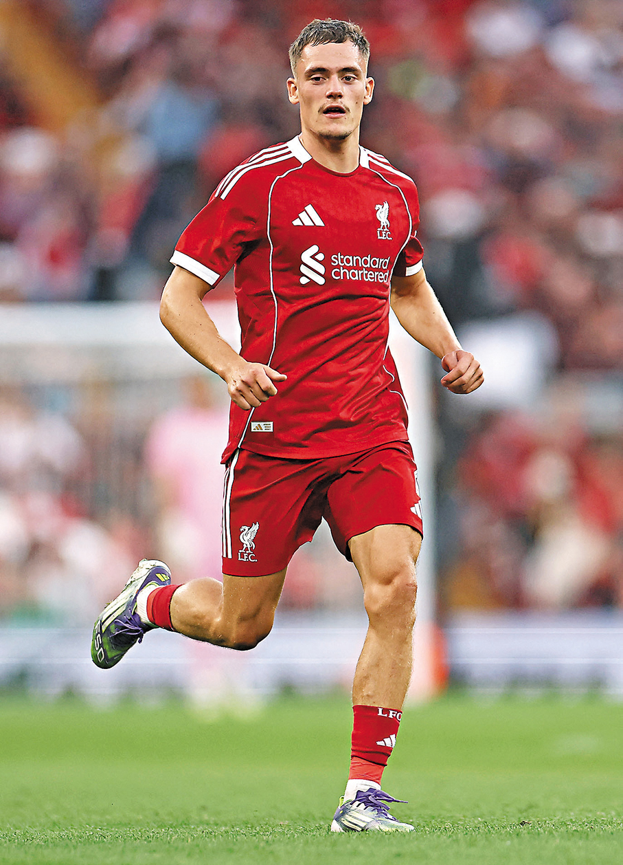 ●利物浦億元新兵科利安華迪斯預計會正選登場。資料圖片