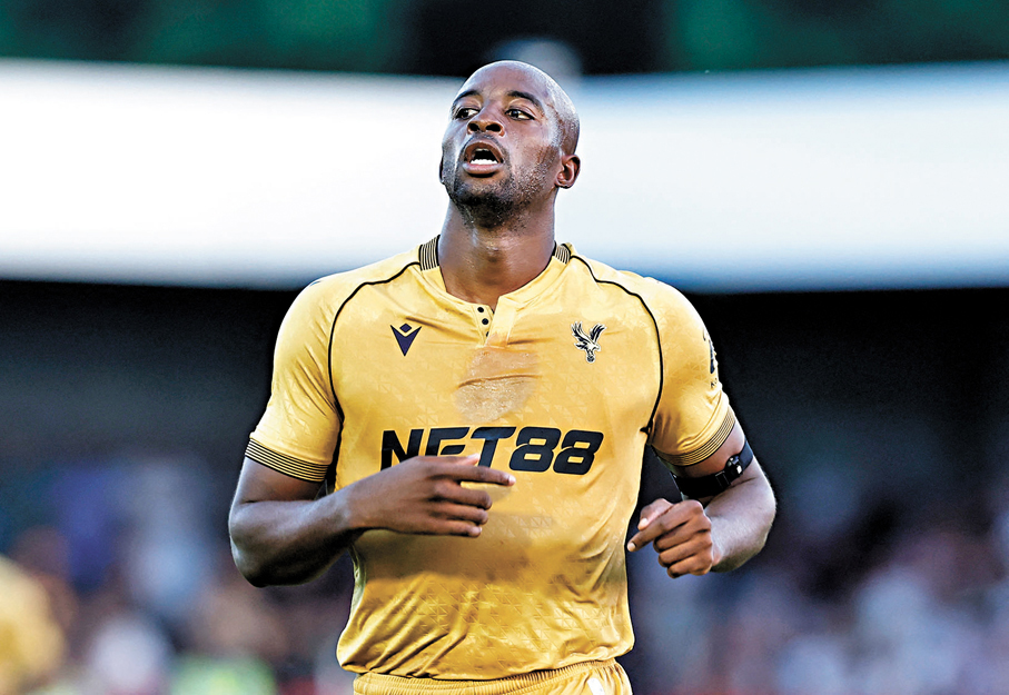 ●水晶宮仍將依靠中鋒桑馬迪達爭取入球。  資料圖片