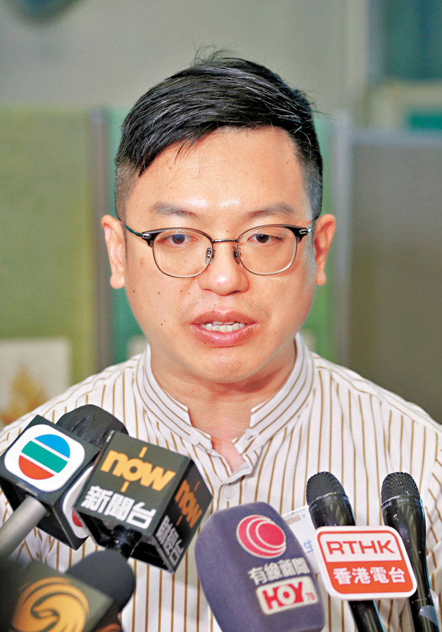 ●勞工及福利局副局長何啟明　香港文匯報記者郭木又  攝