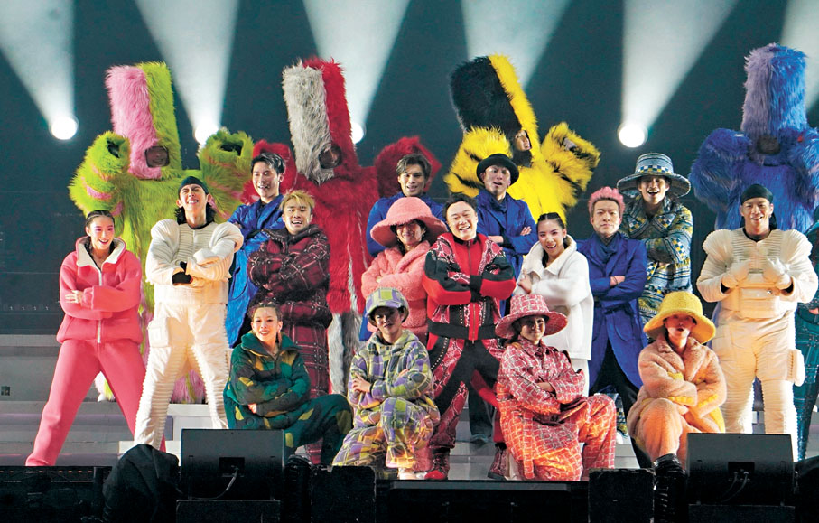 ●Eason全晚表現出色，傾盡全力跳唱。子棠 攝