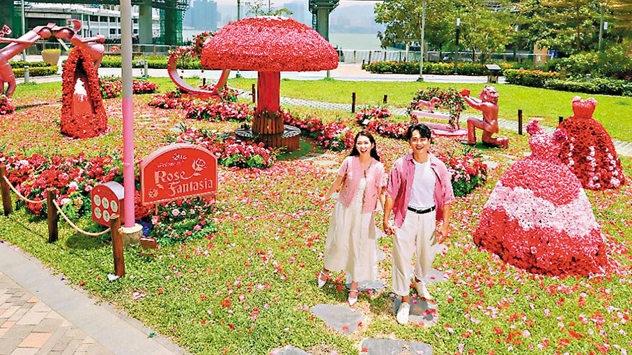 ●「Rose Fantasia盛夏玫瑰奇緣」園藝裝置