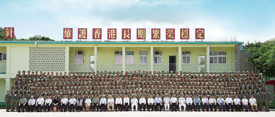 ●第十八屆香港青少年軍事夏令營大合照。