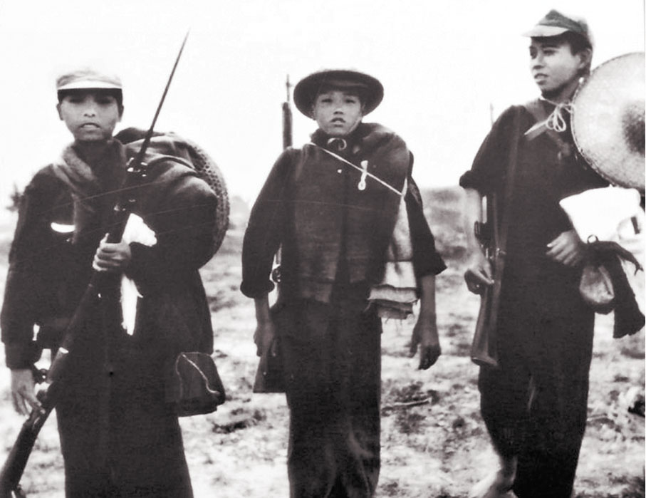 ●1940年代的港九獨立大隊成員。