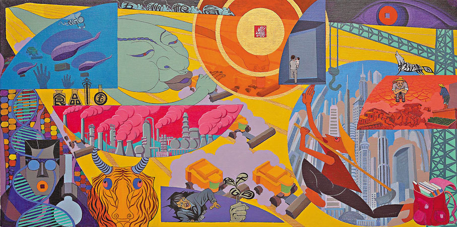 ●油畫《盛宴》