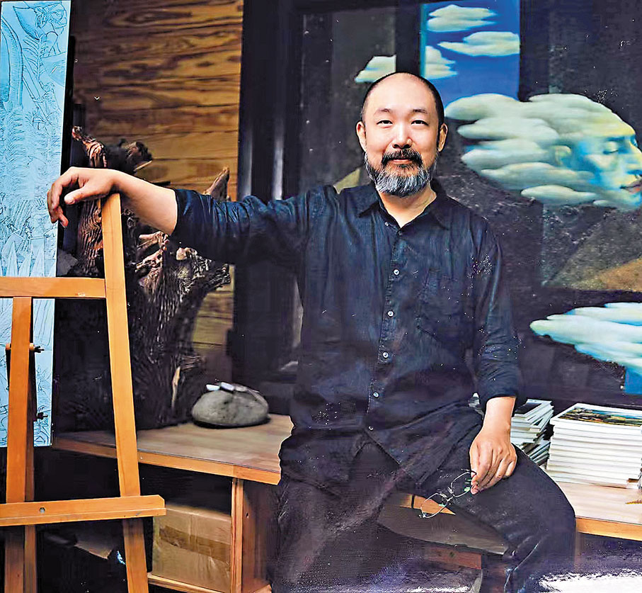 ●鄉村生活為敖松打開了創作新世界。