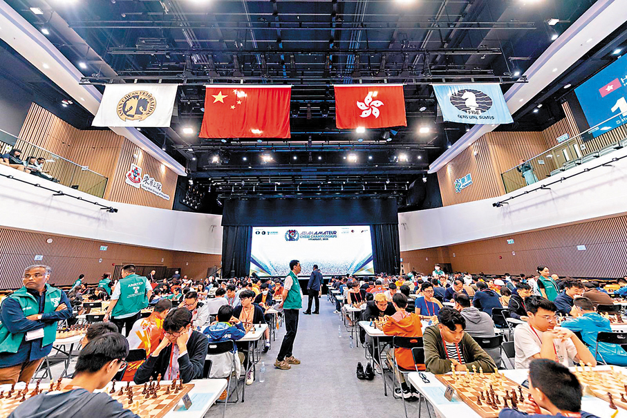 ●看似靜態的國際象棋，對體能與專注力的要求不低。 中國香港國際象棋總會圖片