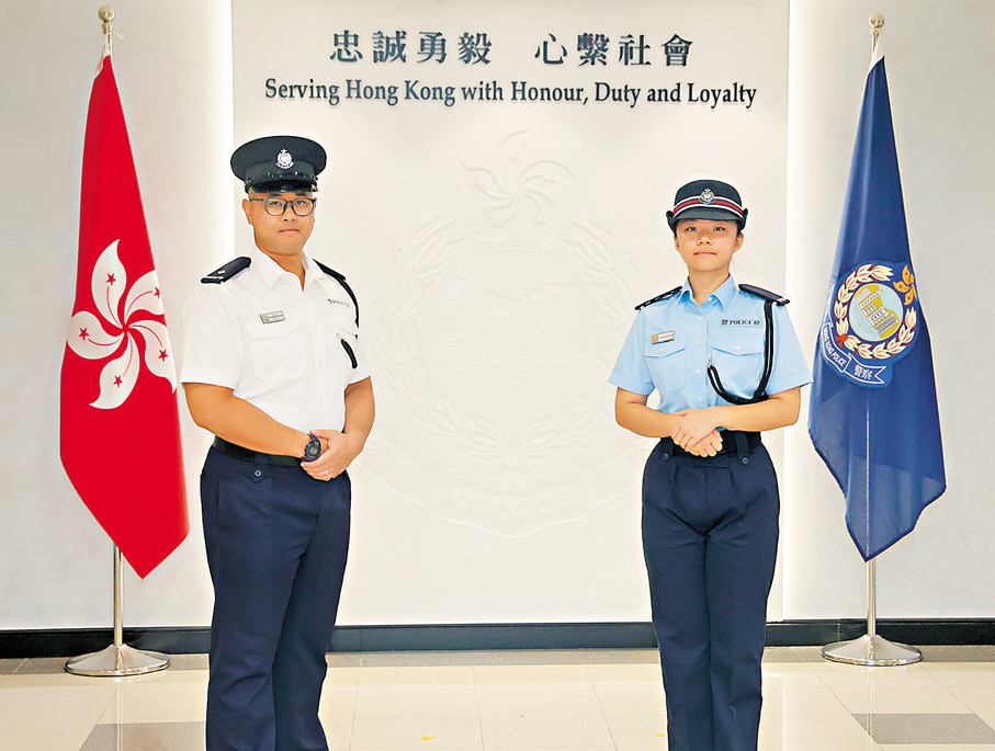 ●左起：林柏岐、陸曼婷。 香港文匯報記者郭木又 攝