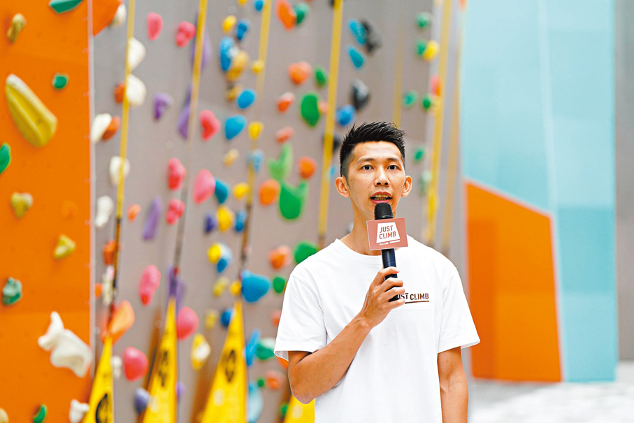 ●何善揮望提供硬件資源予香港運動員訓練。  香港文匯報記者葉詩敏  攝