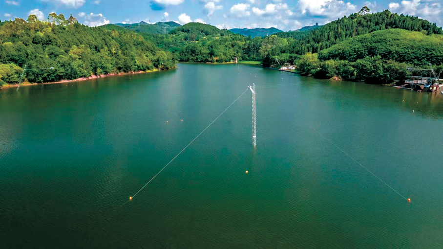 ●索道滑水比賽場地。