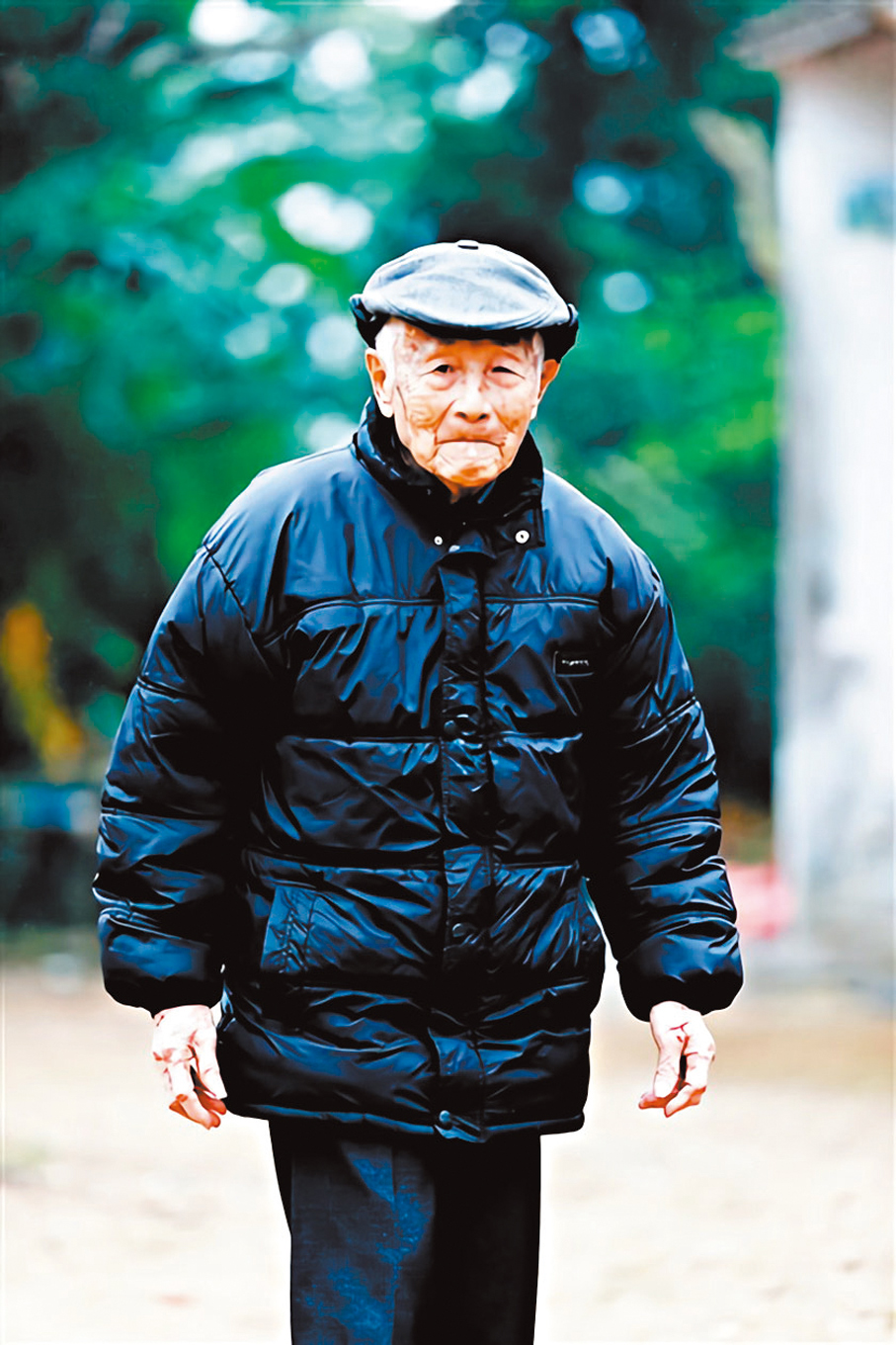 ●102歲南僑機工張修隆。 作者供圖