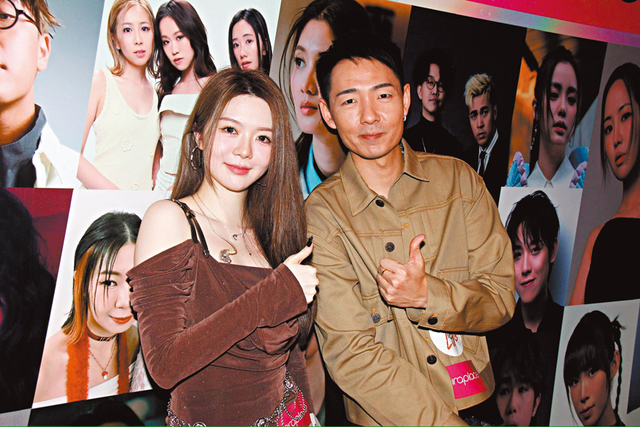 ●曾樂彤與未婚夫徐浩昨日一起出席音樂會。 香港文匯報記者達里 攝