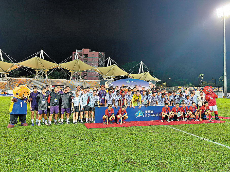 ●「小紅魔」以兩戰全勝結束訪港之旅。香港文匯報記者張發兒 攝