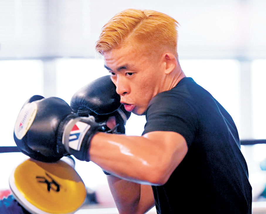 ●顏樂旻因覺得拳擊好「型」而決定轉項。香港文匯報記者郭正謙 攝