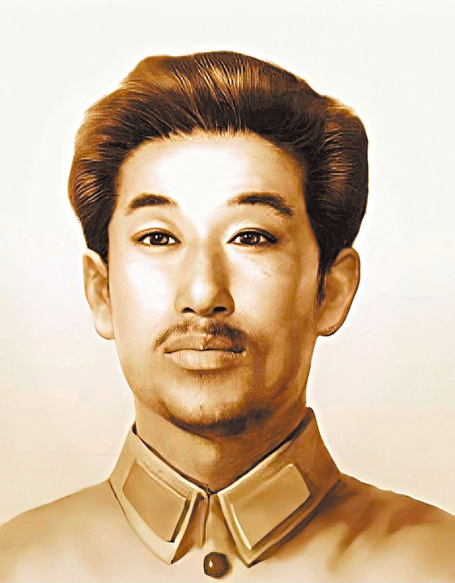 ●趙尚志肖像。網絡圖片