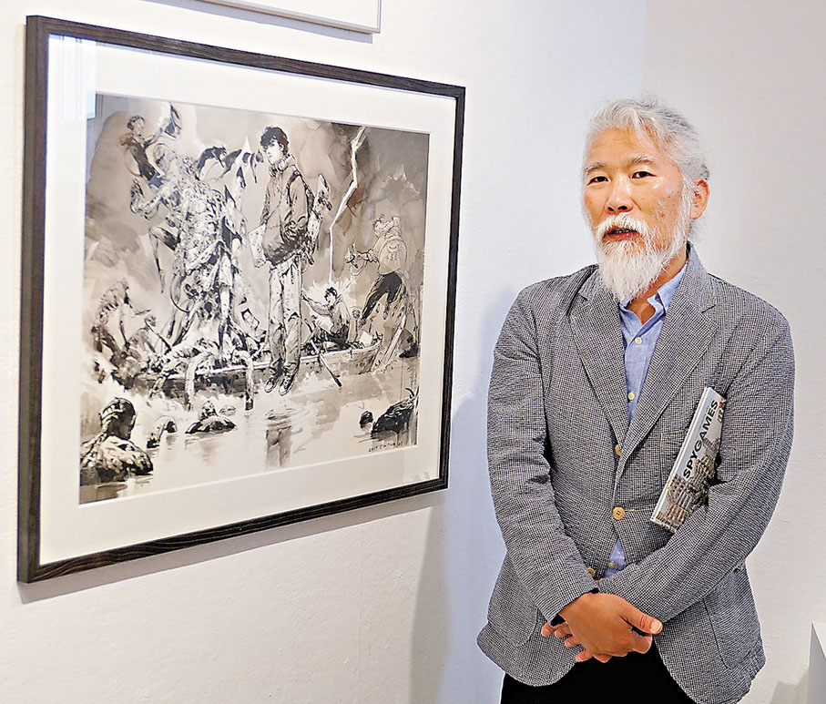 ●策展人金鉉辰希望觀眾可從展品中感受到金政基的創作熱忱。