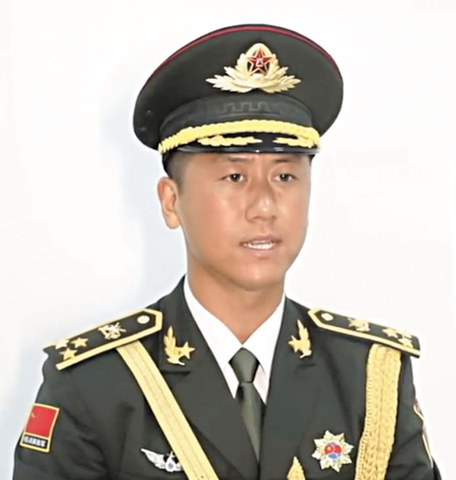 ●黨旗手王子赫　視頻截圖