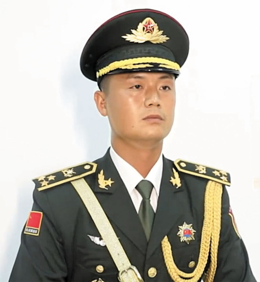 ●國旗手石斌　視頻截圖