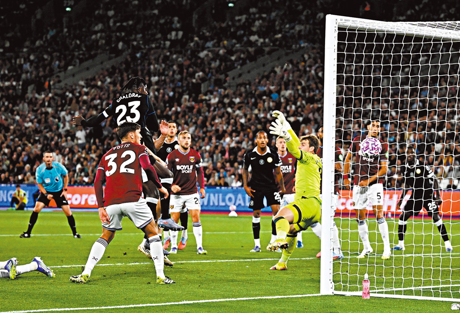 ●查禾查洛巴（23號）替車路士建功。路透社