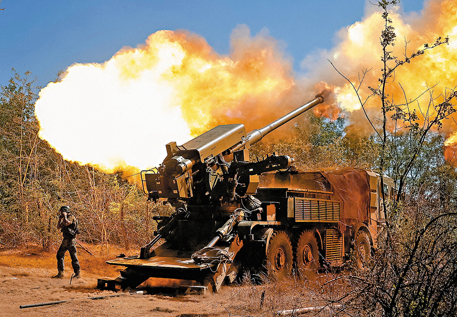 ●烏軍持續向俄軍開火。 路透社