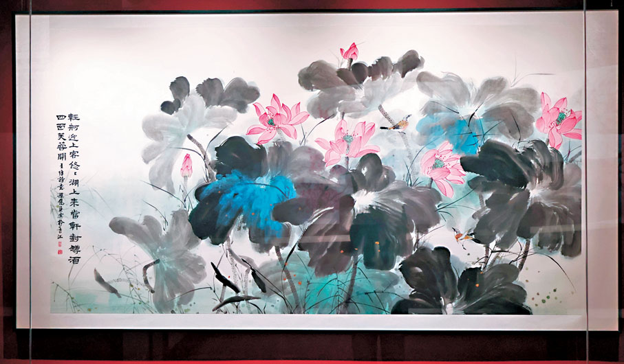 ●梁錫源《輕舸迎上客》