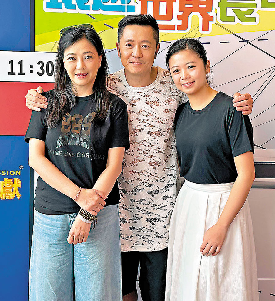 ●蘇志威、劉小慧和長女蘇君蕎齊撐慈善。香港文匯報記者子棠 攝