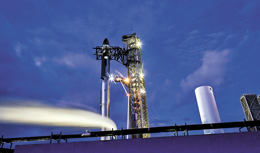 ●星艦地面系統液氧洩漏需要修復。 路透社