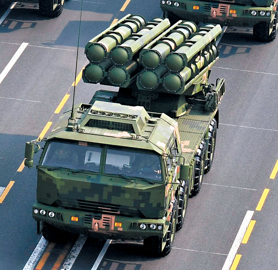 越海殺器PHL-191型遠程火箭炮